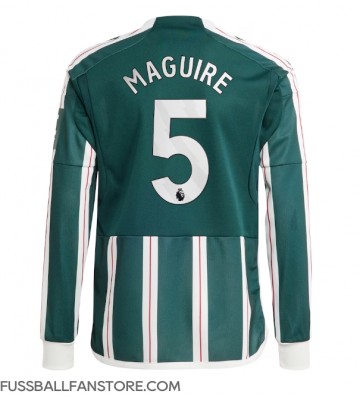 Manchester United Harry Maguire #5 Replik Auswärtstrikot 2023-24 Langarm
